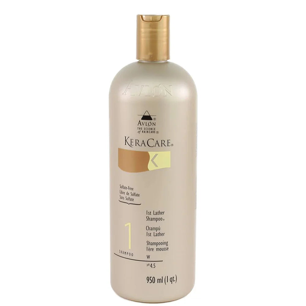 KeraCare 1st Lather Sulfate-Free Shampoo – Deep Cleansing Pre-Shampoo