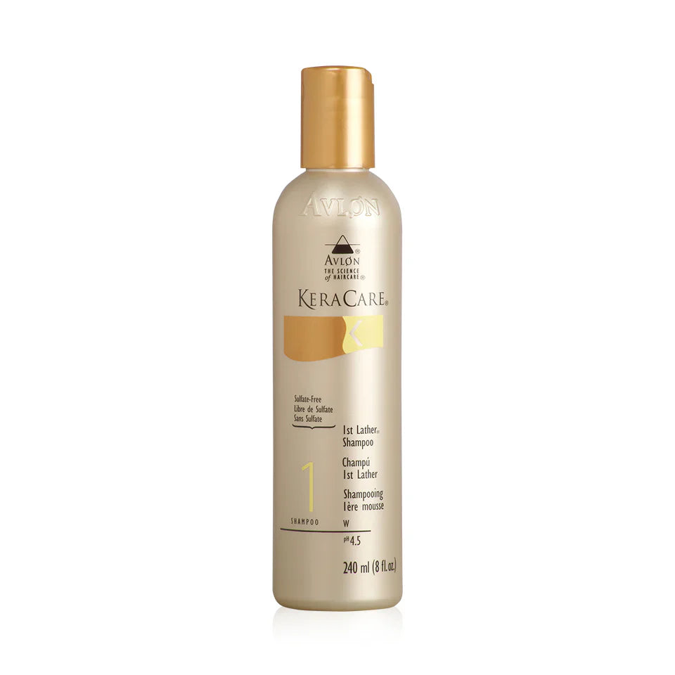 KeraCare 1st Lather Sulfate-Free Shampoo – Deep Cleansing Pre-Shampoo