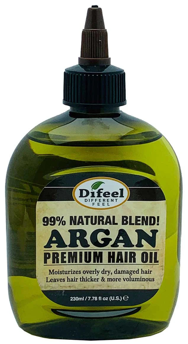 Difeel Argan Premium Natural Hair Oil 230 ml – Intense Moisture, Smoothness & Volume Care