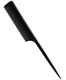 MAGIC COLLECTION HARD RUBBER RAT TAIL COMB 2464