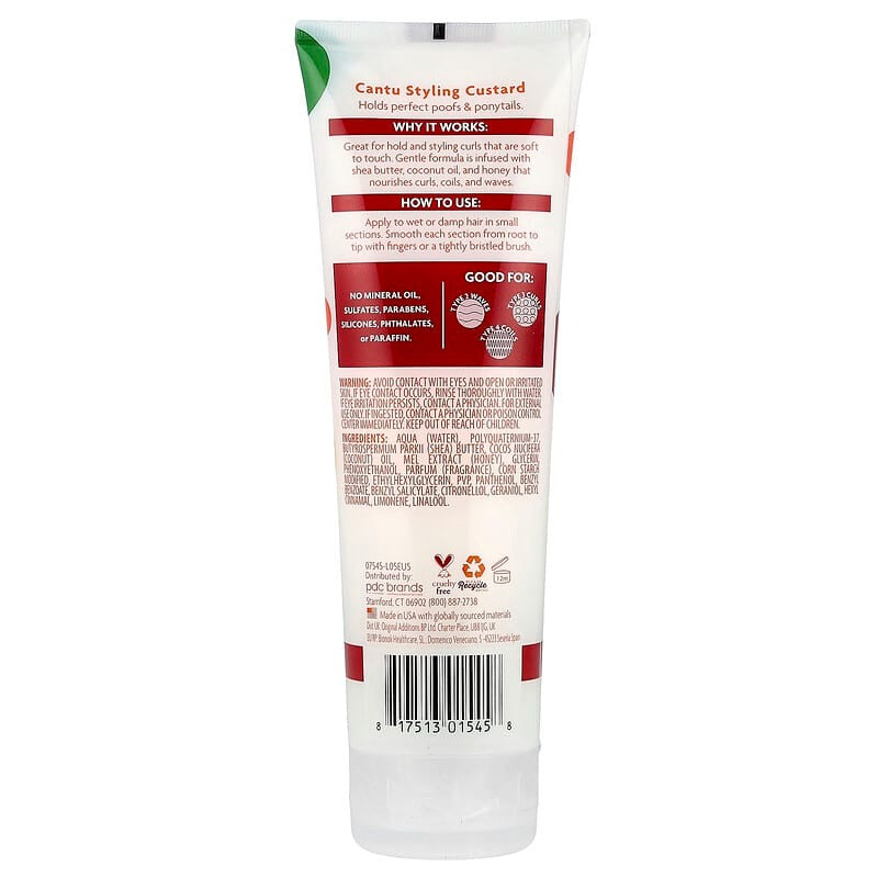Cantu Kids Styling Custard 227g – Long-Lasting Hold & Curl Definition for Kids