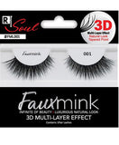 Response Soul Faux Mink 3D Effect Eyelash 001