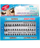 KNOT FREE 3XXX SHORT SUPER ULTRA THICK BLACK LASHES