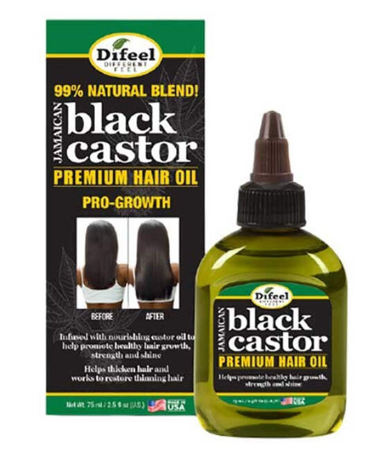 Difeel Jamaican Black Castor Premium Hair Oil 75ML – Pro-Growth Strengthening Treatment