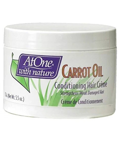 AtOne Carrot Oil Conditioning Crème 154 g – Strengthening Hair Treatment