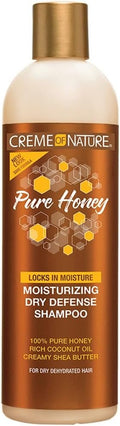 Creme of Nature Pure Honey Dry Defense Shampoo 450ml – Moisture Lock & Gentle Cleanse