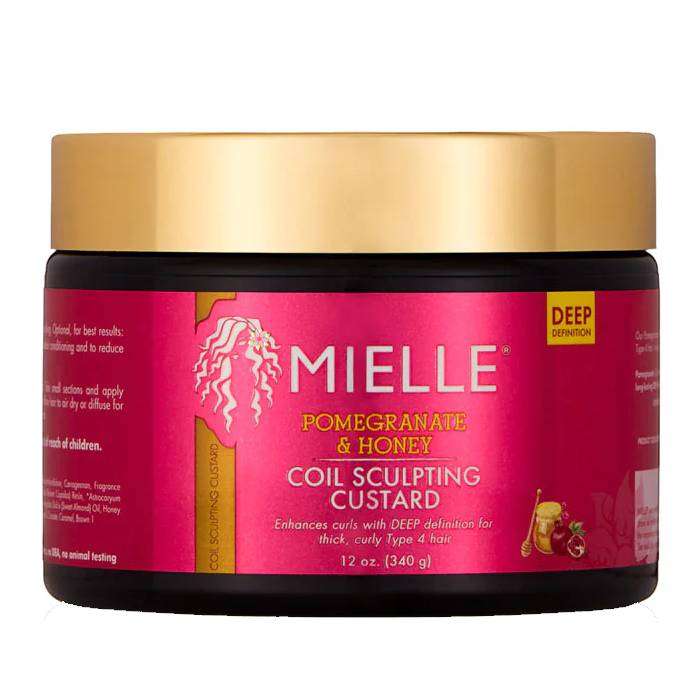 Mielle Pomegranate & Honey Coil Sculpting Custard – Define & Hold Curls