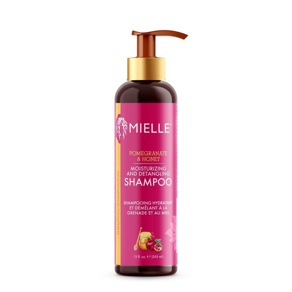 Mielle Pomegranate & Honey Moisturizing Shampoo – Gentle Cleanse for Curly & Thick Hair