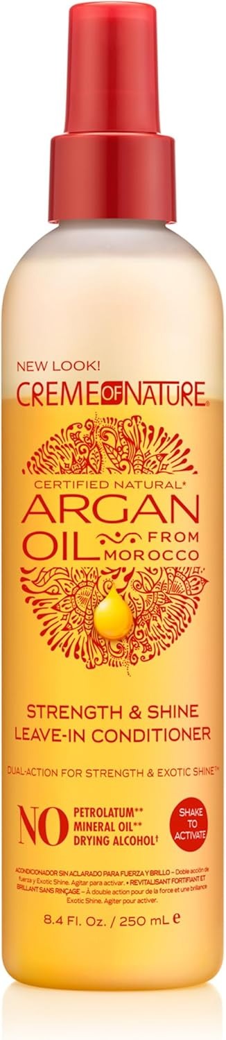 Creme of Nature Argan Oil Strength and Shine Leave-In Conditioner 250 ml – Strength & Exotic Shine