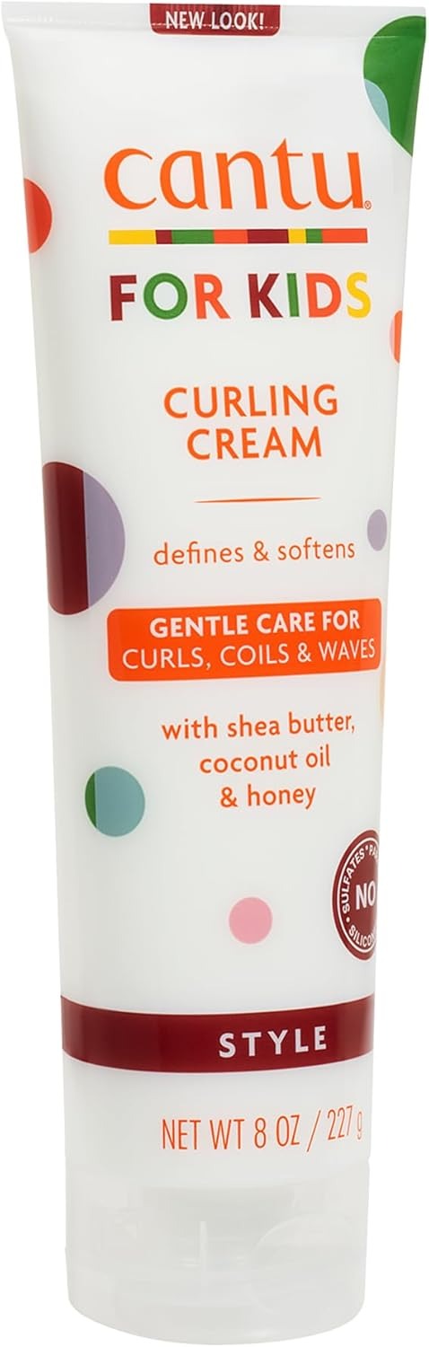 Cantu Kids Curling Cream 227g – Defines & Moisturizes Curls for Soft, Manageable Hair