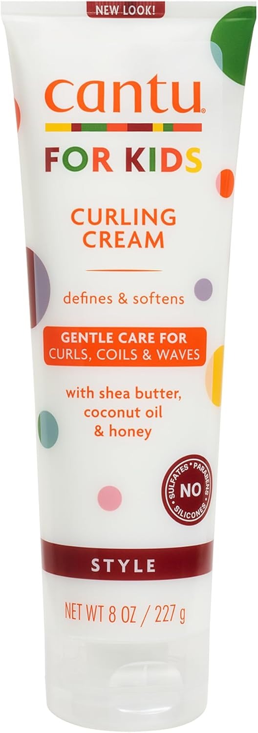 Cantu Kids Curling Cream 227g – Defines & Moisturizes Curls for Soft, Manageable Hair