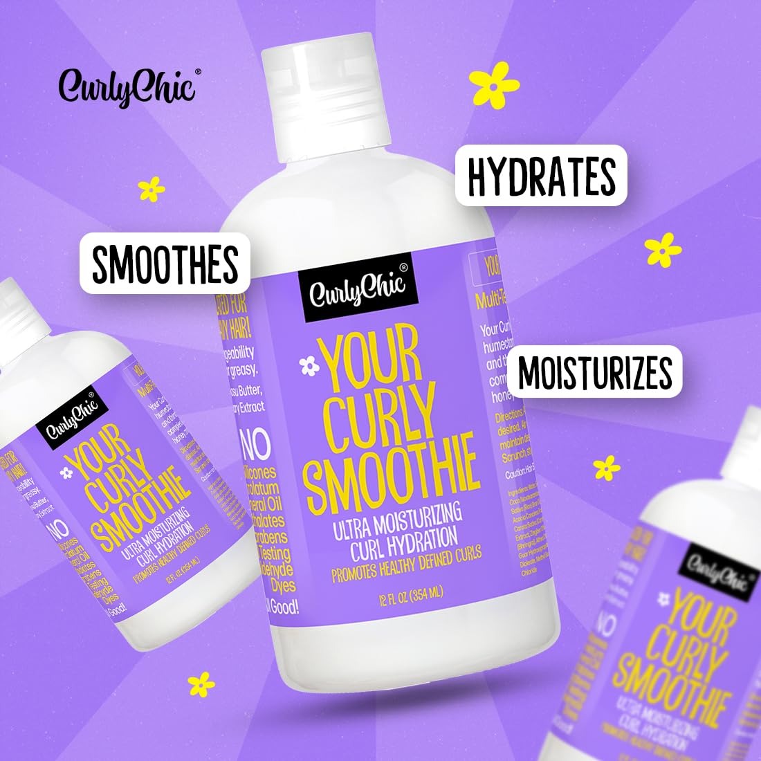 Curly Chic Your Curly Smoothie Curl Hydration 354 ml– Ultra Moisturizing Curl Care