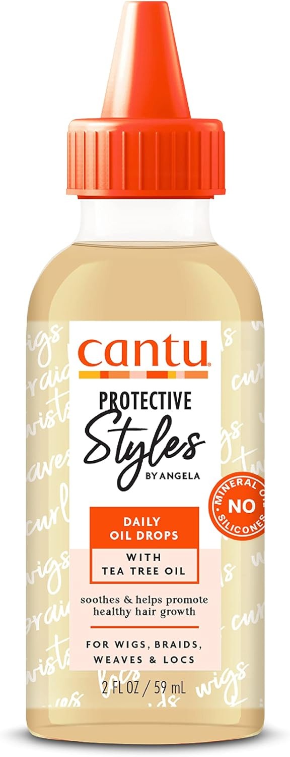 Cantu Protective Styles Daily Oil Drops 59 ml – Scalp Nourishment & Moisture for Protective Styles