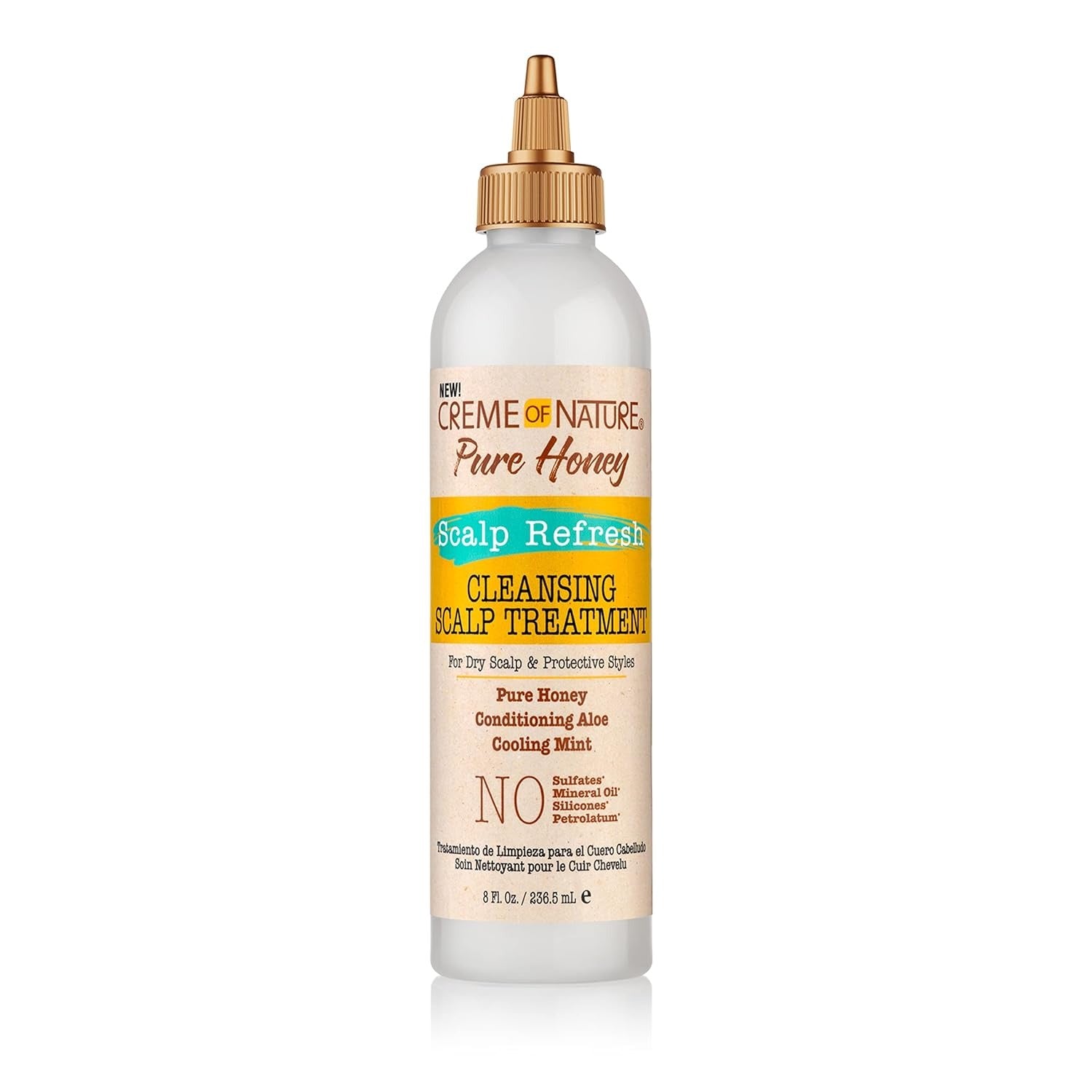 Creme of Nature Pure Honey Scalp Treatment 236.5ml – Scalp Refresh & Cleansing Care