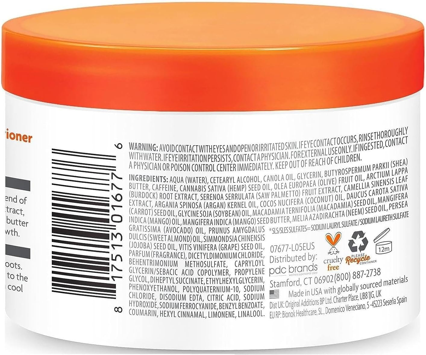 Cantu Men Shea Butter Leave-In Conditioner 368g – Hydration & Softening Care for Hair and Beard