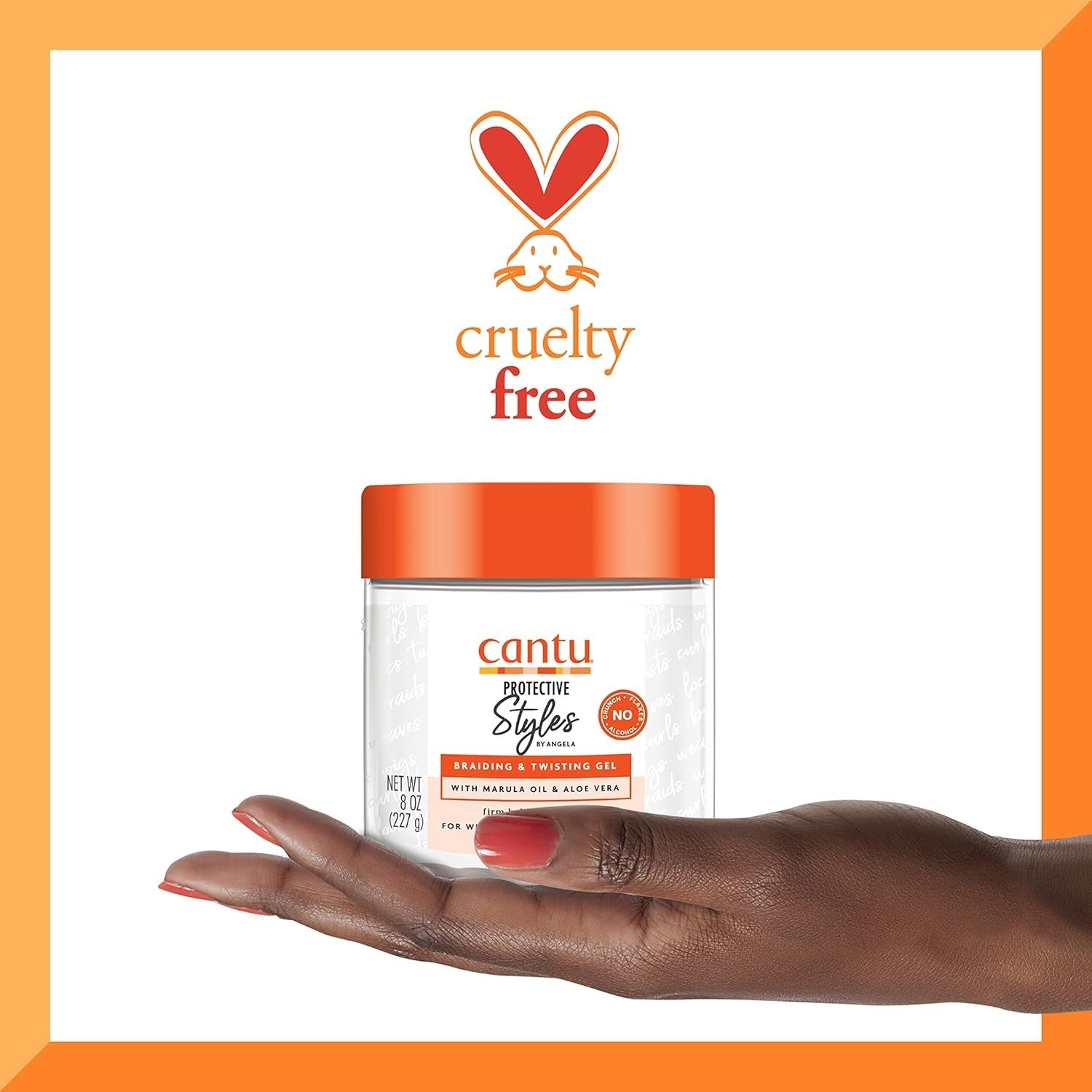 Cantu Protective Styles Braiding & Twisting Gel 227g – Firm Hold & Moisture for Long-Lasting Styles