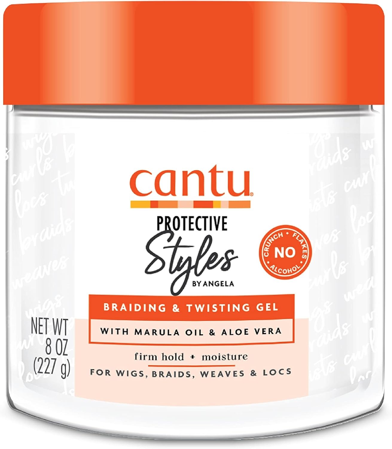 Cantu Protective Styles Braiding & Twisting Gel 227g – Firm Hold & Moisture for Long-Lasting Styles
