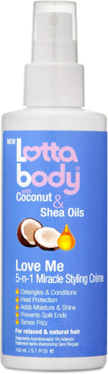 Lottabody Love Me 5-in-1 Miracle Styling Crème 150ml – Leave-In Treatment for Smooth, Shiny Hair