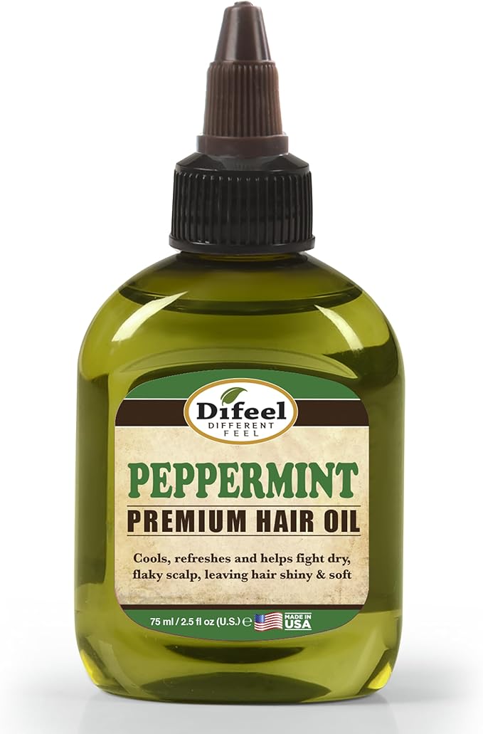 Difeel Peppermint Premium Hair Oil 75 ml – Cooling Scalp Relief & Shine Boosting Treatment