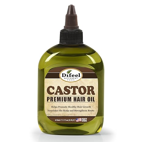Difeel Castor Premium Hair Oil 210 ml – Growth Boosting & Root Strengthening Treatment