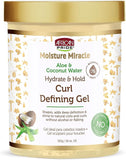 African Pride Moisture Miracle Aloe & Coconut Water Hydrate & Hold Curl Defining Gel 18oz