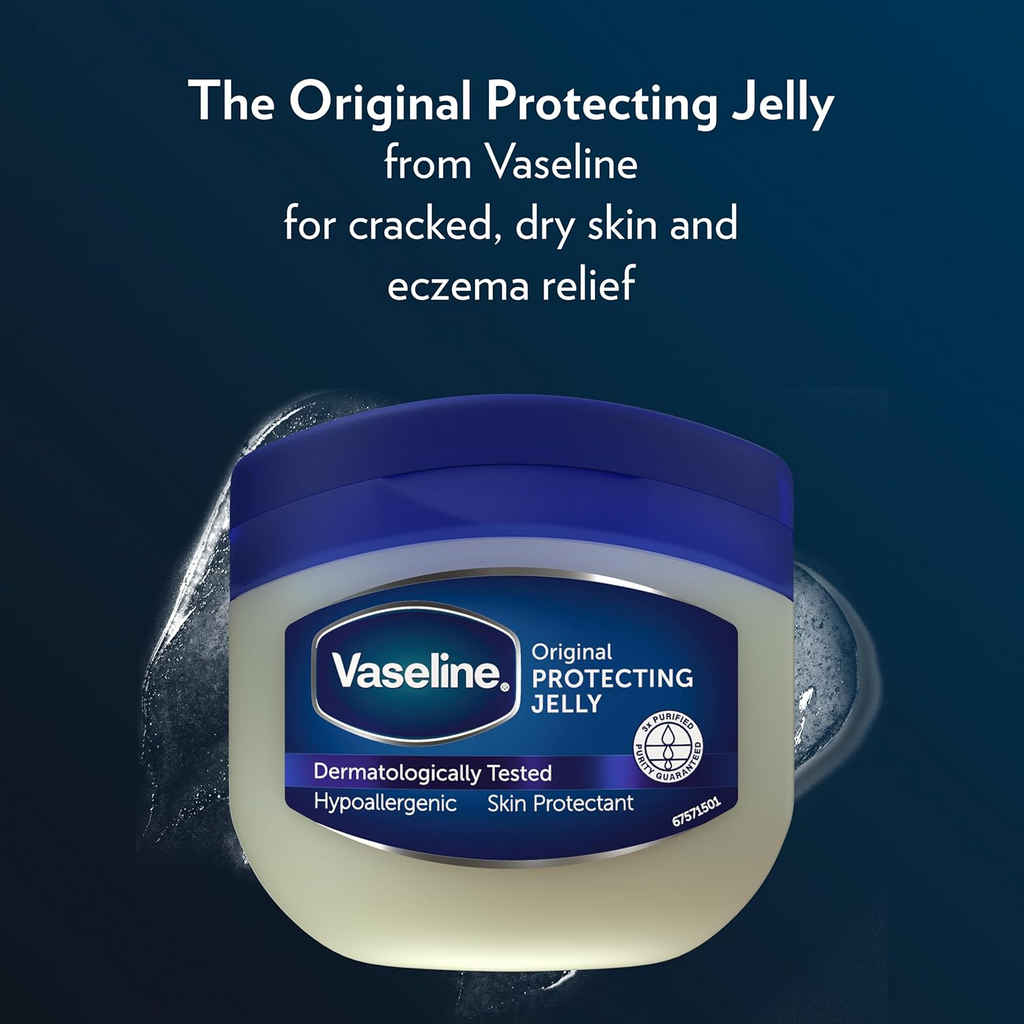 Vaseline Pure Petroleum Jelly Original 50/100/250 ml – Skin Protectant & Moisture Barrier