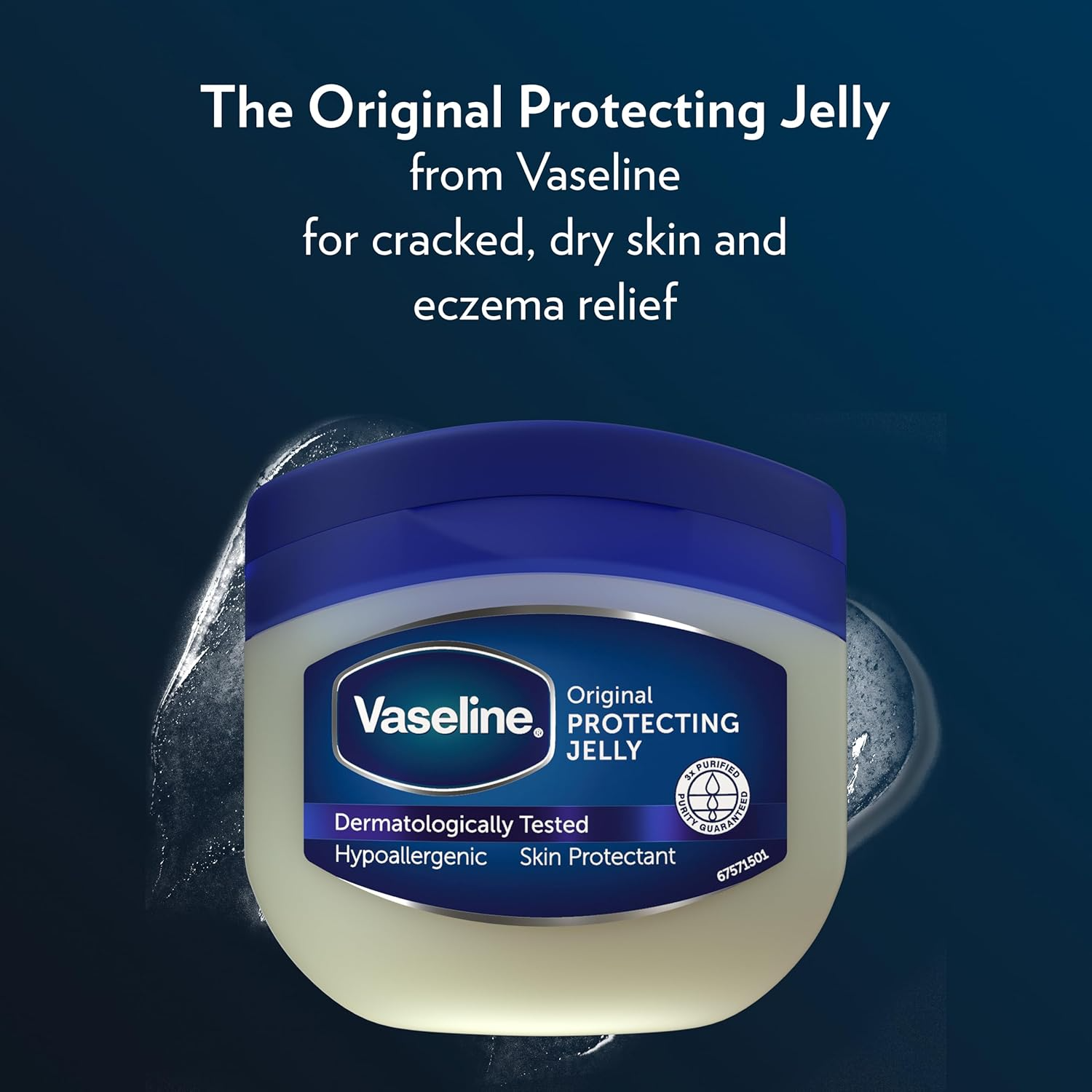 Vaseline Pure Petroleum Jelly Original 50/100/250 ml – Skin Protectant & Moisture Barrier
