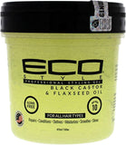 Eco Style Black Castor And Flax Seed Oil SHINE Gel 236ml Cosmats London beauty store hair