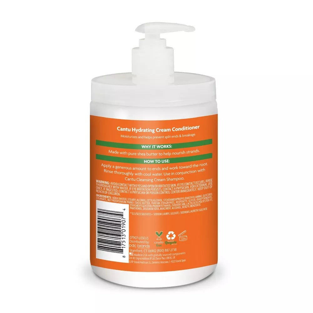 Cantu Shea Butter Sulfate-Free Hydrating Cream Conditioner 739 ml – Moisture & Strength