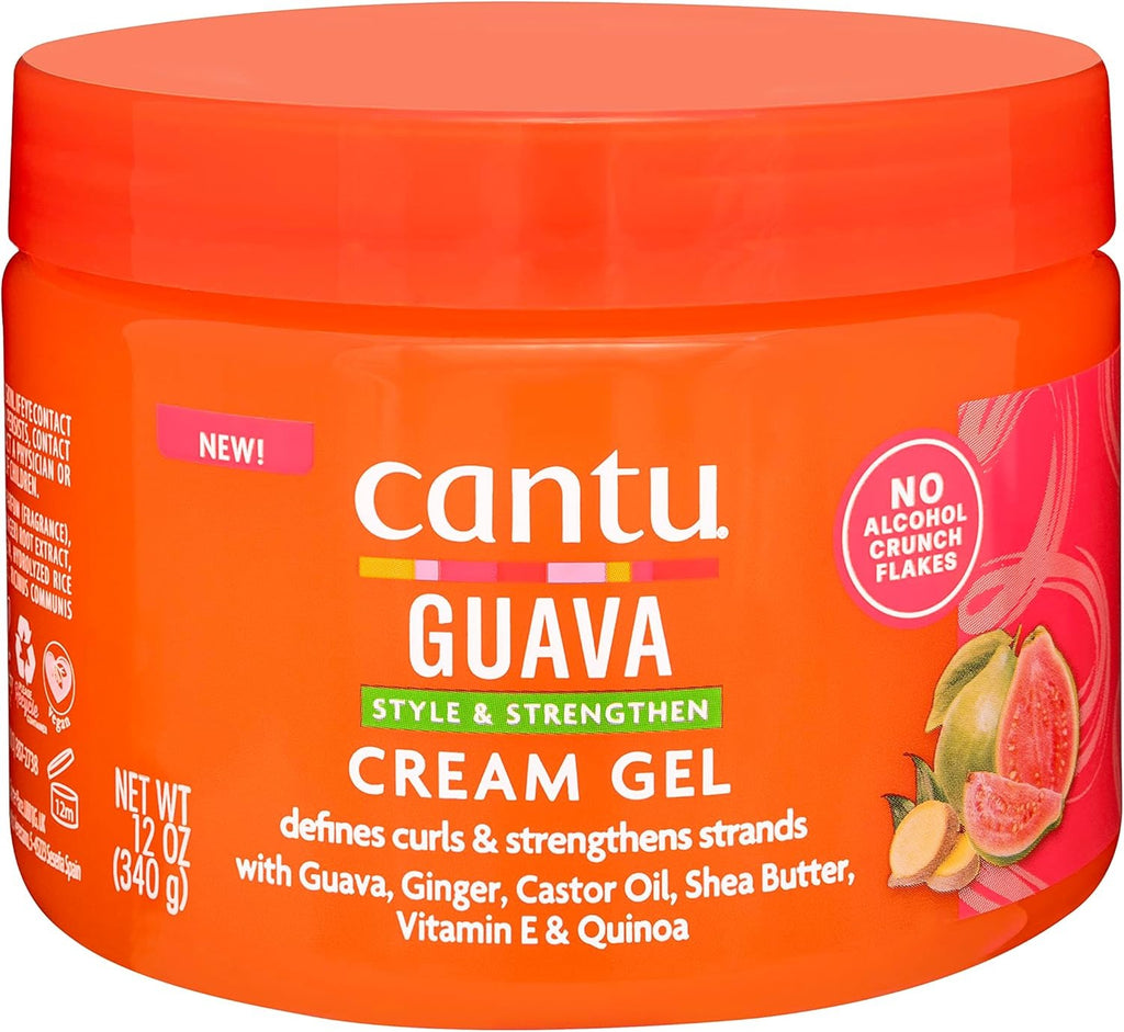 Cantu Guava Curl Strengthening Cream Gel 340g – Curl Definition, Strength & Flexible Hold