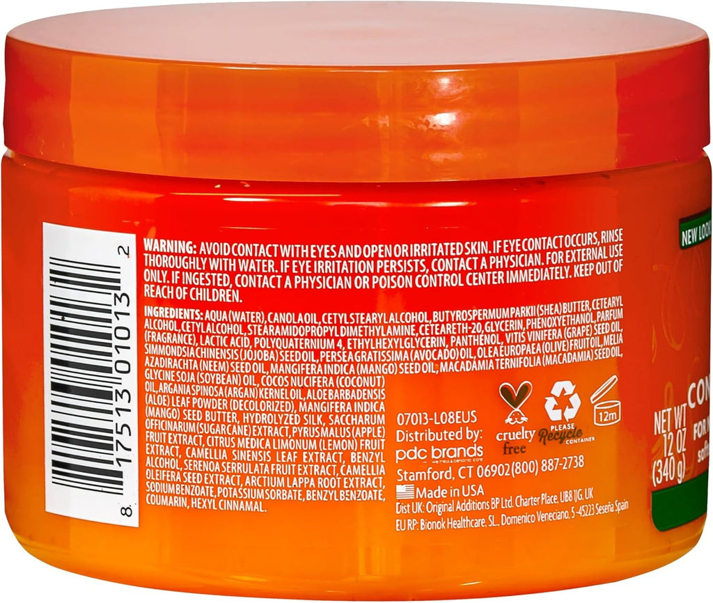 Cantu Shea Butter Leave-In Conditioning Cream 340g – Moisture Repair for Curls, Coils & Waves