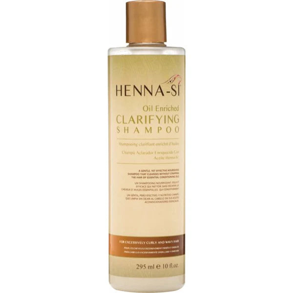 Henna-Si Oil Enriched Clarifying Shampoo 295 ml – Gentle Cleanse for Curly & Wavy Hair