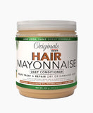 Jar of Hair Mayonnaise deep conditioner with a white background