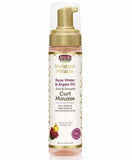 MOISTURE MIRACLE ROSE WATER AND ARGAN OIL CURL MOUSSE