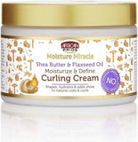 African Pride Moisture Miracle Shea Butter & Flaxseed Oil Curling Cream 340g