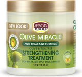 African Pride Olive Miracle Anti Breakage Strengthening Treatment Cream 170g