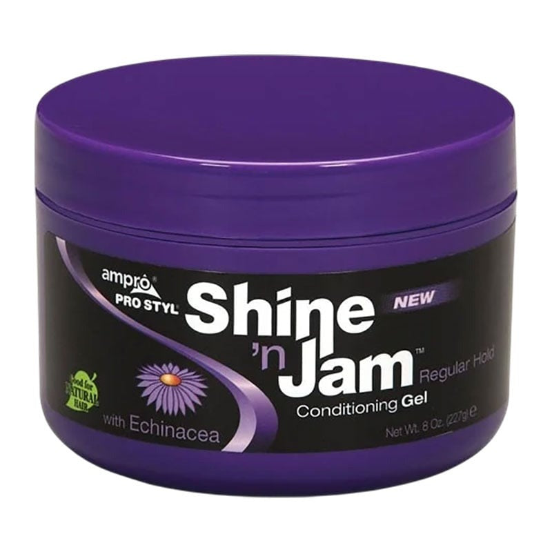 Ampro Shine ’n Jam Conditioning Gel Regular Hold with Echinacea 113.5 / 227 g – Alcohol Free