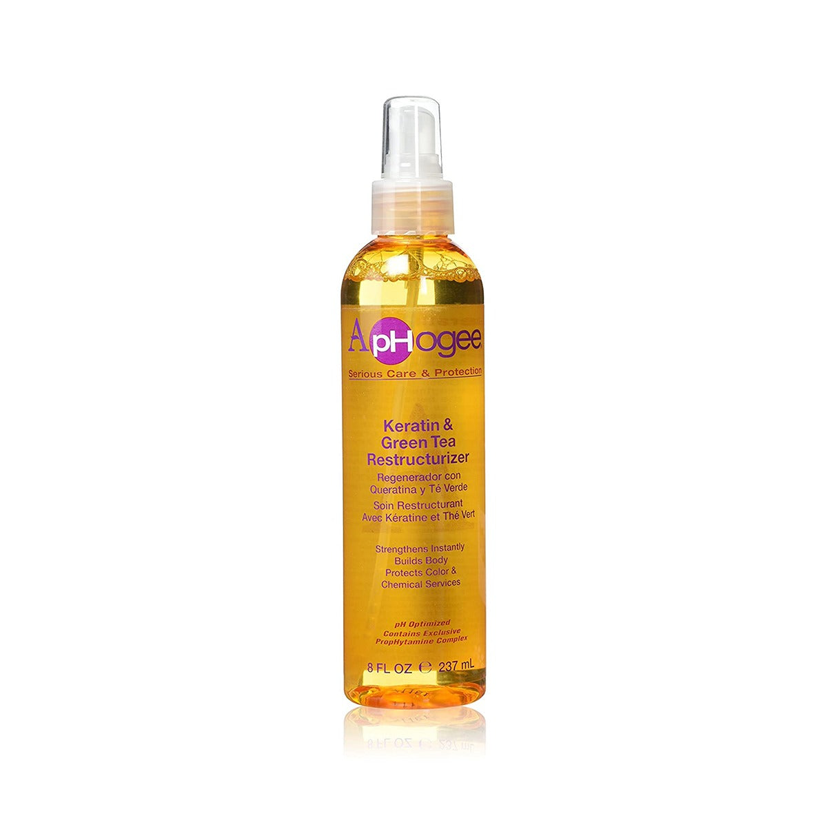 ApHogee Keratin & Green Tea Restructurizer 237 ml – Strengthening Leave-In Repair Spray