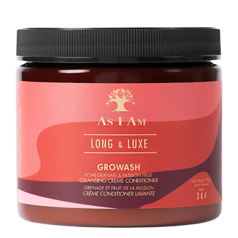 As I Am Long & Luxe GroWash – Strengthening Cleanser for Longer-Looking Hair