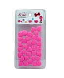 STYLE COLLECTION HEART SHAPE HAIR BEADS BD003 PINK