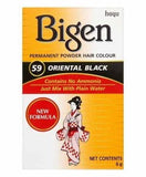 BIGEN PERMANENT POWDER HAIR COLOUR 59 ORIENTAL BLACK