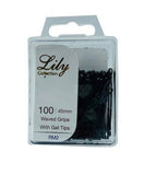 LILY BLACK BOB PINS RM2