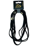 LILY COLLECTION LONG ELASTIC HEADBAND BLACK RS160