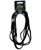 LILY COLLECTION LONG ELASTIC HEADBAND BLACK RS160 - My Hair And beauty