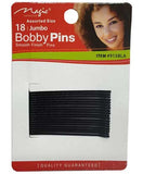 MAGIC COLLECTION JUMBO BOBBY PINS 915BLA