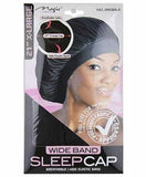 MAGIC COLLECTION WIDE BAND SLEEP CAP 2193BLA