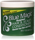 Blue Magic Bergamot Hair & Scalp Conditioner 340 g – Anti-Breakage Moisturising Care for Healthy Hair & Scalp
