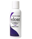 ADORE SHINING SEMI PERMANENT HAIR COLOR PURPLE RAGE