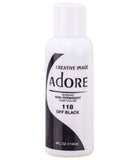 ADORE SHINING SEMI PERMANENT HAIR COLOR OFF BLACK - My Hair And beauty