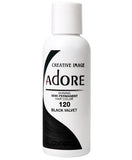 ADORE SHINING SEMI PERMANENT HAIR COLOR BLACK VELVET - My Hair And beauty